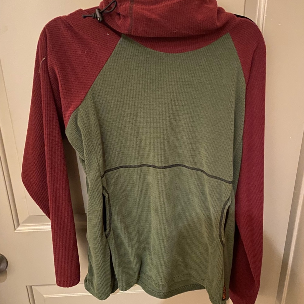 Melanzana micro grid hoodie